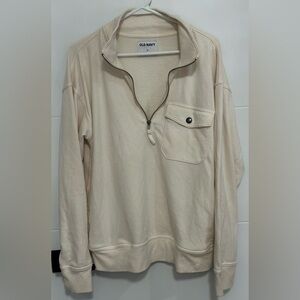 Old Navy:Women’s 1/4 Zip-Up Sweatshirt-Size Medium (pit to pit approx 22 inches)